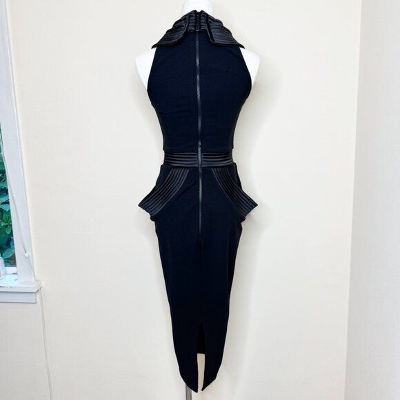 Zhivago On Guard Two-Pieced Black Midi Dress XS - Picture 4 of 16